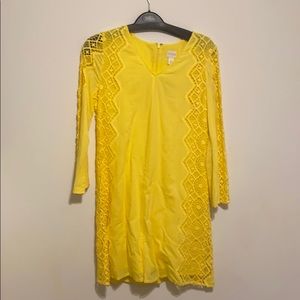 NEVER WORN NEW WITH TAGS chico’s yellow dress
